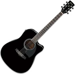 Ibanez PF15ECE-BK Black Guitarra electroacústica