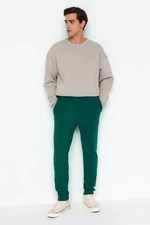 Trendyol Limited Edition Green Men's Regular/Normal Fit Premium Elastic Legs Basic Sweatpants.