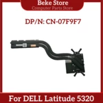 Beke New Original For DELL Latitude 5320 Laptop Radiator Copper Tube Heatsink 07F9F7 7F9F7 CN-07F9F7 Fast Ship
