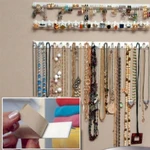 9PCS Adhesive Jewelry Hooks Wall Mount Storage Holder Organizer Display Stand держатель для украшений Jewelry Storage Holders