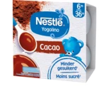 NESTLÉ Yogolino Mléčný dezert s příchutí kakaa 4 x 100 g