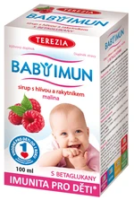 TEREZIA BABYIMUN sirup s hlívou a rakytníkem malina 100 ml