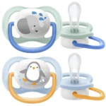 PHILIPS AVENT Cumlík Ultra air zvieratko 0-6m chlapec 2 ks