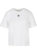 Women's T-shirt Good Vibes Only Heart white