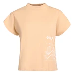 Women's t-shirt nax NAX OWERA beige