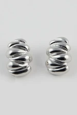 DEFACTO Women's Silver Earrings