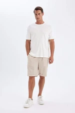 DEFACTO Pique Elastic Waist Bermuda Shorts