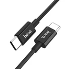 Datový kabel HOCO X23 Skilled, USB-C/USB-C (PD), 3A, 1m, černá