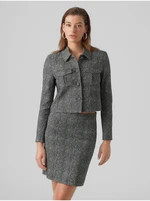 Grey Ladies Patterned Jacket AWARE by VERO MODA Gracelynn - Ladies