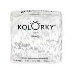 KOLORKY DAY Jednorázové eko plenky vel. M 5-8 kg 21 ks srdce