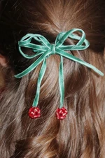 Vlasové gumičky Konges Sløjd 2 PACK CHERRY BOW HAIR CLIPS 2-pack KS101850