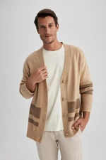 DEFACTO Relax Fit V-Neck Cardigan