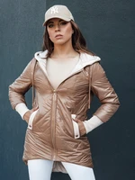 Women's quilted jacket FLONSA gold Dstreet