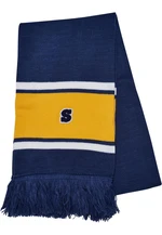 School team scarf spaceblue/californiayellow/wht