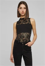 Women's Lace Bodysuit Black