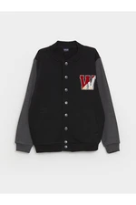 LC Waikiki Embroidered Long Sleeve Boy's College Jacket