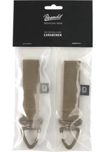 Belt Snap and Molle Loop Carabiner 2-Pack Camel