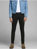 Čierne slim fit rifle Jack & Jones Liam