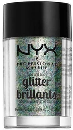 NYX PROFESSIONAL MAKEUP Face & Body Glitter třpytky na obličej i tělo - odstín Crystal 2.5 g