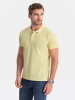 Ombre Pique knit polo shirt