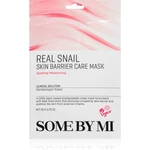 Some By Mi Clinical Solution Snail Skin Barrier Care Mask posilující plátýnková maska pro regeneraci a obnovu pleti 20 g