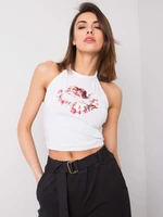 RUE PARIS White short top