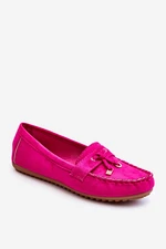 Classic suede loafers Fuchsie Good Time