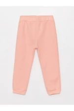 LC Waikiki Basic Baby Girl Tracksuit Bottoms with Elastic Waist.