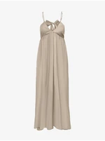 Beige Women's Satin Maxishdress ONLY Phoenix - Women