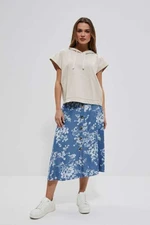 Lyocell skirt with print