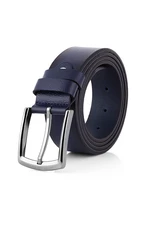 Polo Air Genuine Men's Leather Belt Navy Blue