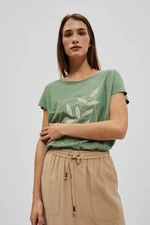 Women's T-shirt Moodo - olive