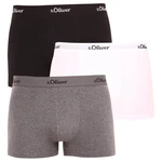 3PACK men's boxers S.Oliver multicolor