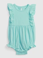 GAP Baby cotton bodysuit with ruffles - Girls