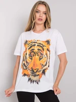 White T-shirt with print