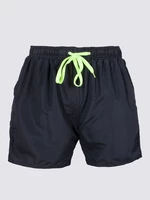 Pantaloncini da bagno da uomo Yoclub Neon Black