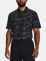 Dark Grey Men's Patterned Sports Polo Shirt Under Armour Edge