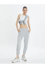 Koton Basic Jogger Sweatpants with Tie Waist Pocket