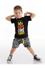 Denokids Comic Book Boys' T-Shirt-Shorts Set