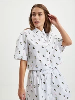 White Women's Patterned Shirt KARL LAGERFELD x Disney - Women