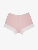 Light pink women's pyjama shorts DORINA