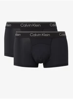 Sada dvou černých boxerek v černé barvě s elastickým lemem 2PK Calvin Klein Underwear