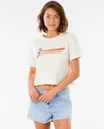 Tričko Rip Curl GOLDEN STATE CROP TEE  Bone