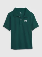 Tmavě zelené pánské polo tričko GAP