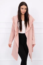 Loose hooded cap dark powder pink