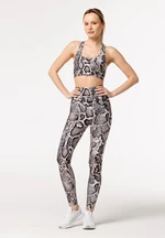 Bittersweet Paris Woman's Snake Skin High Waist Leggings CPW-HL-PR BSP273