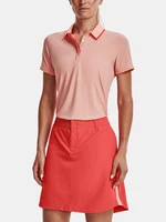 Under Armour Light Pink Women's Sports Polo Top UA Iso-Chill