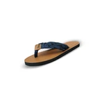 Women's blue patterned flip-flops SAM 73