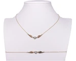 Stainless steel necklace G2212-1-9 gold