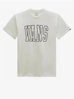 White men's T-shirt VANS Arched line - Men